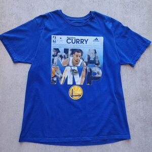Adidas Stephen Curry 2015 NBA MVP Shirt Golden State Warriors Shirt Mens‎ XL